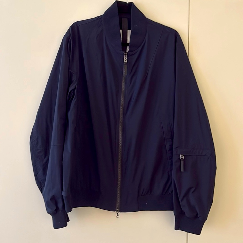 Bogner navy bomber jacket